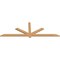 Ekena Millwork Kennewick Timber Gable Bracket, Western Red Cedar, 84"W x 28"H x 1 1/2"D x 3 1/2"F, 8/12 Pitch GBW084X28X0204KEN00SWR - alternate 4